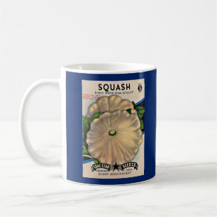 Taza De Café Impresión de squash blanco sobre paquetes de semil