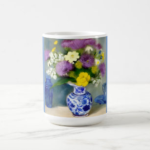 Taza De Café Impresión de una bolsa de flores tranquila