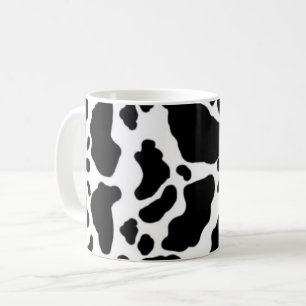 Taza De Café Impresión de vaca en blanco y negro