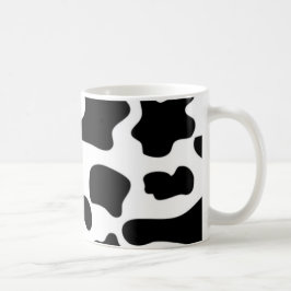 Taza De Café Impresión de vaca en blanco y negro