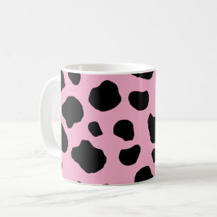 Taza De Café Impresión de vaca, patrón de vaca, puntos de vaca,