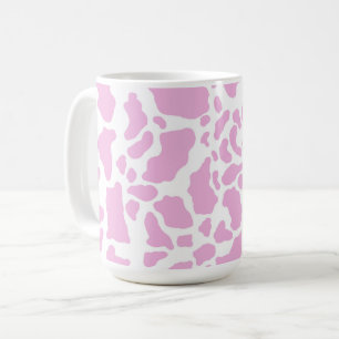 Taza De Café Impresión de vaca rosa