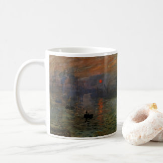 Taza De Café Impresión del amanecer por Claude Monet, arte vint