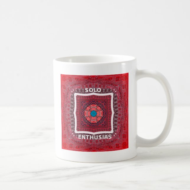 Taza De Café Impresión del arte del patrón de Ajrak tradicional (Derecha)