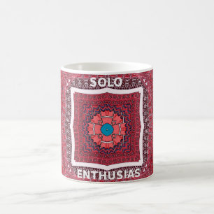 Taza De Café Impresión del arte del patrón de Ajrak tradicional