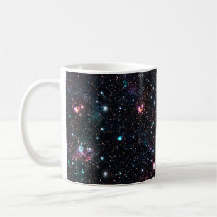 Taza De Café Impresión del espacio de galaxia nocturnaPatrón si
