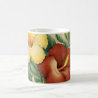 Taza De Café impresión del hibisco