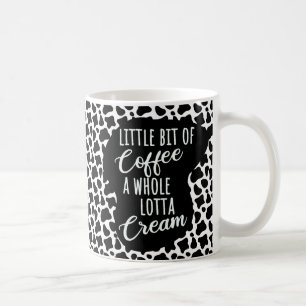 Taza De Café Impresión divertida de vacas de crema de café