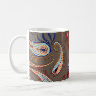 Taza De Café Impresión elegante paisley: patrón vintage