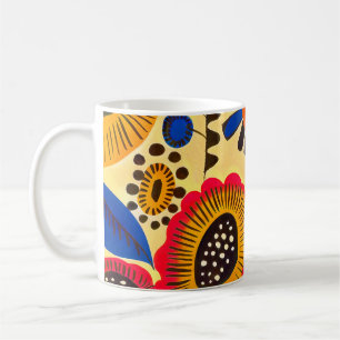 Taza De Café Impresión floral de herencia mexicana