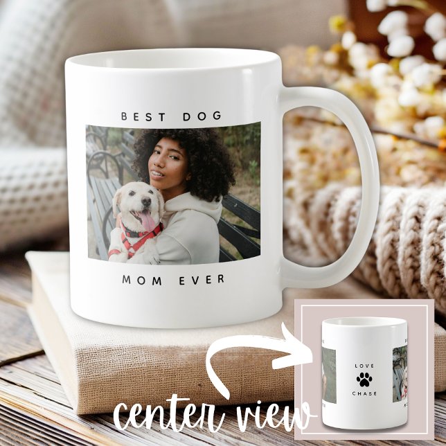 Taza De Café Impresión fotográfica de la mejor madre del perro  (Subido por el creador)
