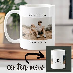 Taza De Café Impresión fotográfica de mejor perro de la histori