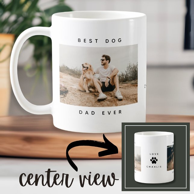 Taza De Café Impresión fotográfica de mejor perro de la histori (Subido por el creador)