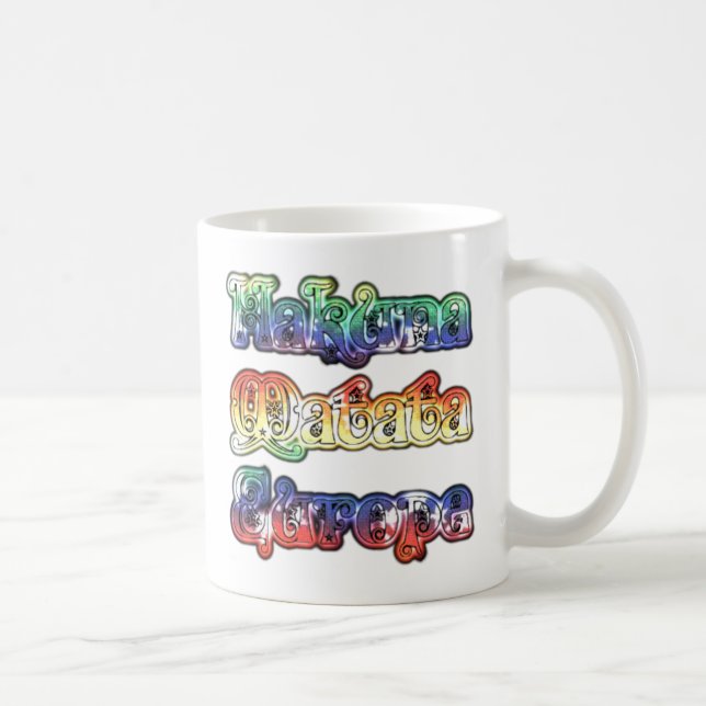 Taza De Café Impresión/gráfico de arte Hakuna Matata Europe (Derecha)