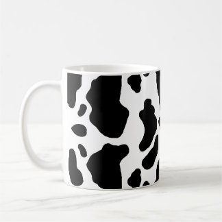 Taza De Café Impresión manchada de la vaca, modelo de la vaca,