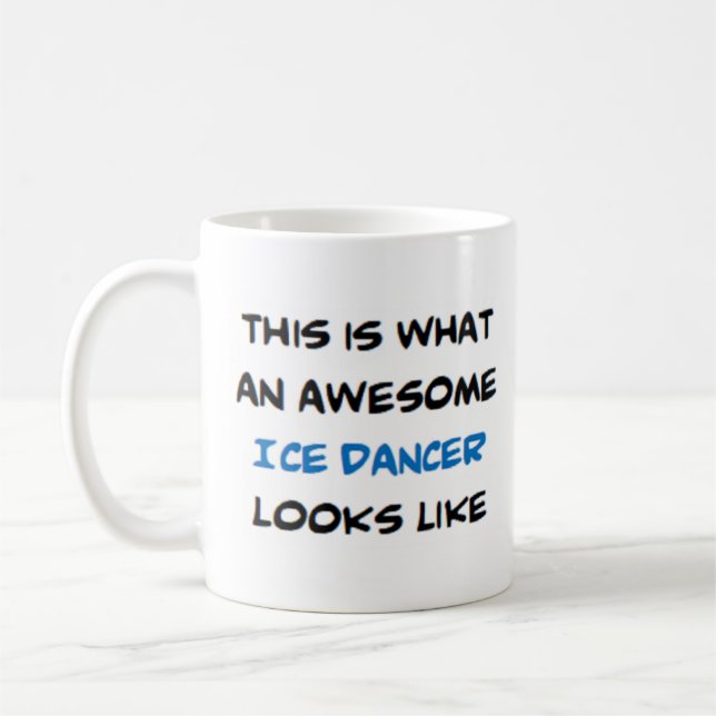 Taza De Café impresionante bailarina de hielo (Izquierda)