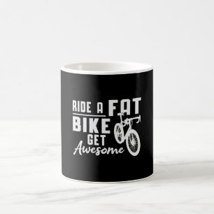 Taza De Café Impresionante Bicicleta Grasa En Bicicleta Grasa