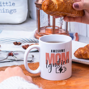 Taza De Café Impresionante café rosa en el día de la madre aman