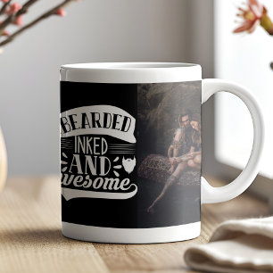 Taza De Café Impresionante con barba 2 foto personalizada