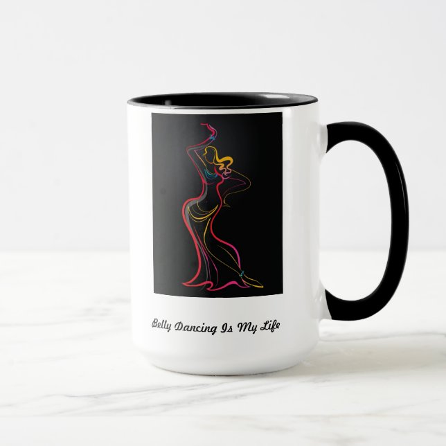 Taza de café impresionante de la danza del vientre (Derecha)