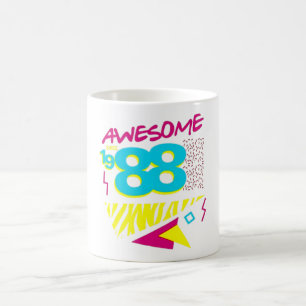 Taza De Café Impresionante Desde 1988 Cumpleaños Retro 80