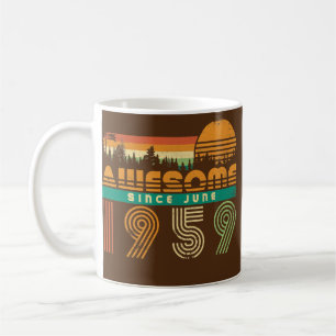 Taza De Café Impresionante desde junio de 1959 regalo de cumple