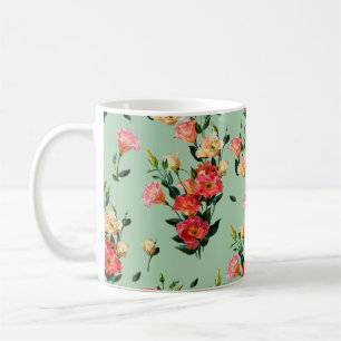 Taza De Café Impresionante estampado floral al estilo victorian