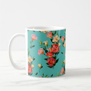 Taza De Café Impresionante estampado floral al estilo victorian
