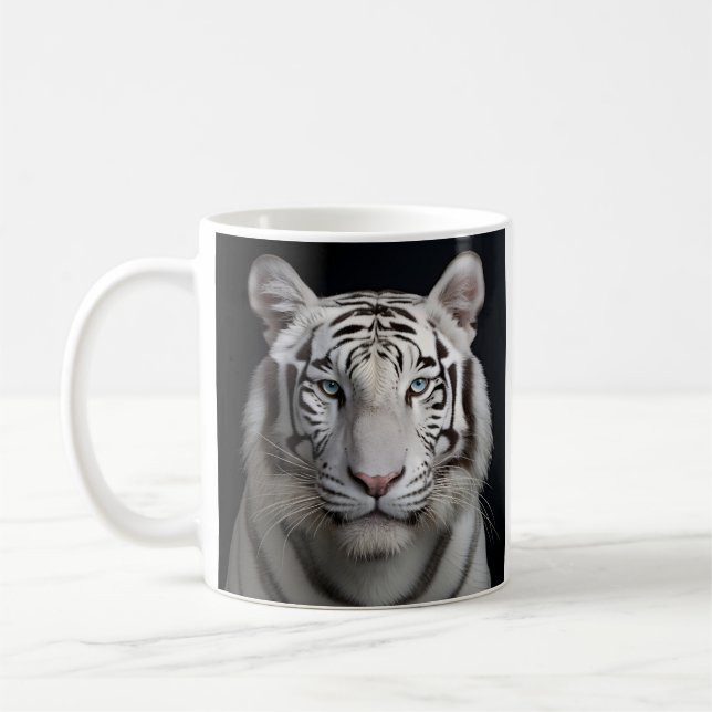 Taza De Café Impresionante fotografía de estudio de un tigre bl (Izquierda)