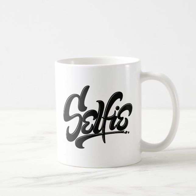 Taza De Café Impresionante Graffiti de skateboard Selfiti Stree (Derecha)