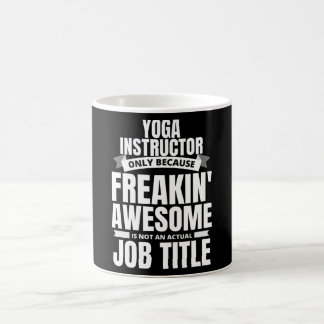 Taza De Café Impresionante instructor de yoga