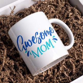 Taza De Café Impresionante Mano Letter De Mamá
