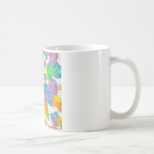 Taza De Café Impresionante Pastel Valentine Hearts