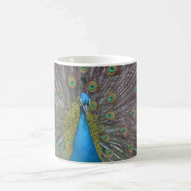Taza De Café Impresionante pavo real (Centro)