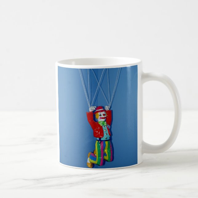 Taza De Café Impresionante payaso de paracaidismo (Derecha)