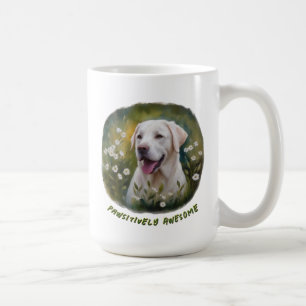 Taza De Café Impresionante peluca blanca de labrador