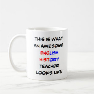 Taza De Café impresionante profesor de historia inglesa