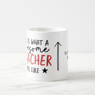 Taza De Café Impresionante regalo de tipografía moderna para pr