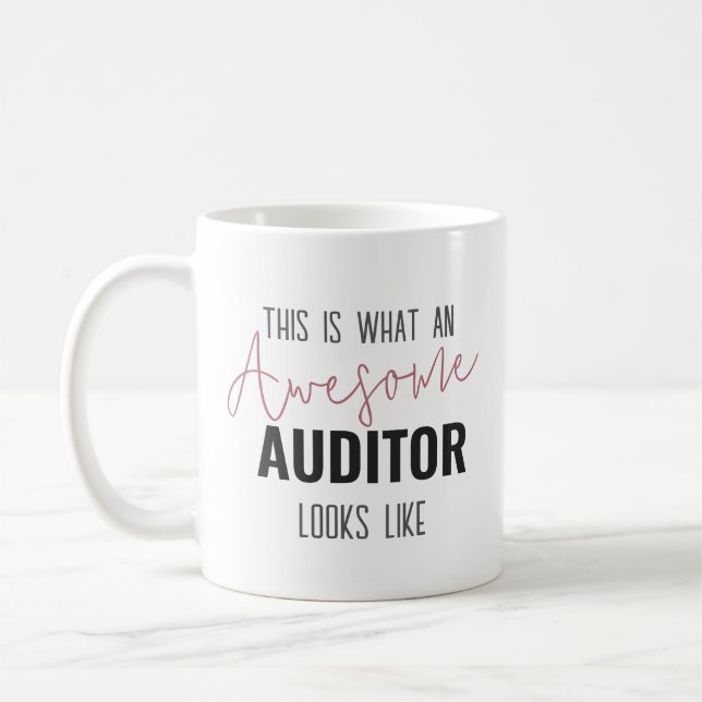 Taza De Café Impresionante regalo para el auditor (Izquierda)