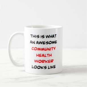 Taza De Café impresionante trabajador de salud de la comunidad