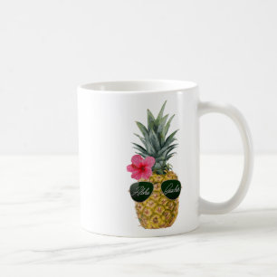 Taza De Café Impresionantes Camisetas de piña - Aloha Bebidas T