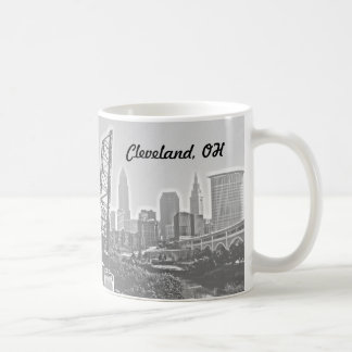 Taza De Café Impresiones de Cleveland B&W Mug