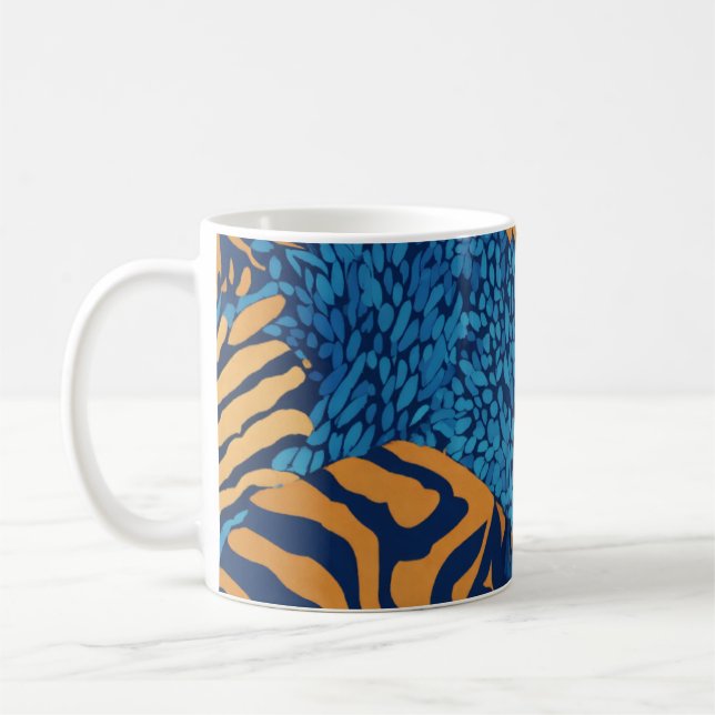 Taza De Café Impresiones eclécticas en animales - Clásico 11 oz (Izquierda)