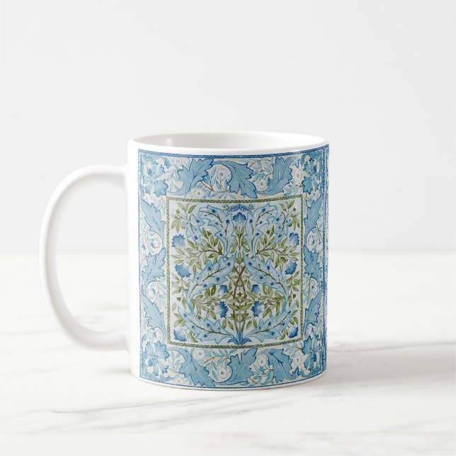 Taza De Café Impresiones estilo William Morris y Wilhelmina (Izquierda)