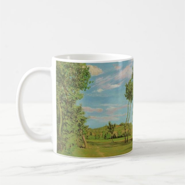 Taza De Café Impresionista de Landscape Paysage Frederic Bazill (Izquierda)