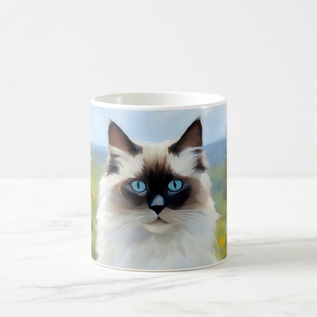 Taza De Café Impresionista Serenity The Ragdoll (Centro)