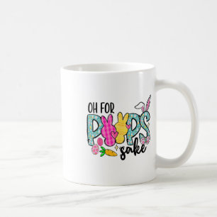 Taza De Café Imprimir divertido conejo de Pascua Sake Gles Feli