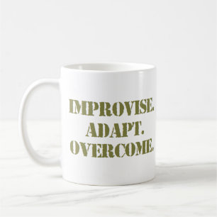 Taza De Café improvisar adaptarse superar
