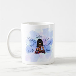Taza De Café Imprudente y fabulosa peluca de empoderamiento