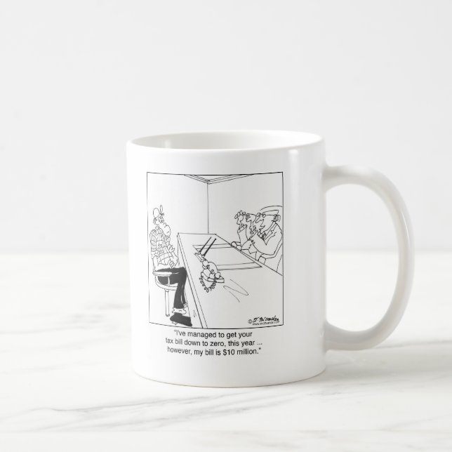 Taza De Café Impuesto cero, CPA Bill $10 millones (Derecha)